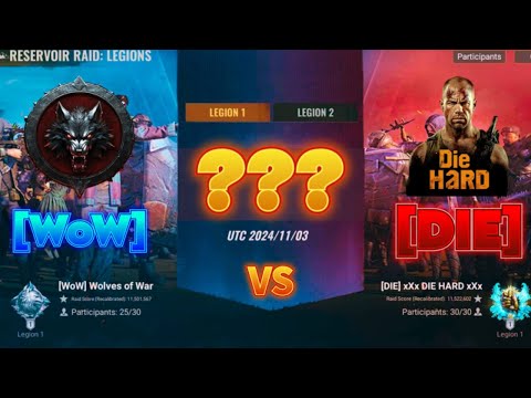 Reservoir Raid - WoW vs DIE  - Top50 global alliance