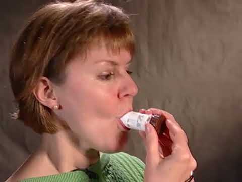 How to use a dry powder tube inhaler