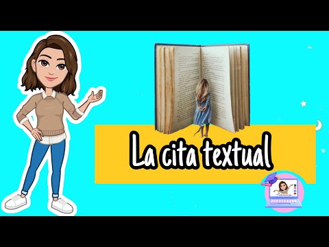 ✅ La Cita Textual | Estructura, Función, Tipos y Características.