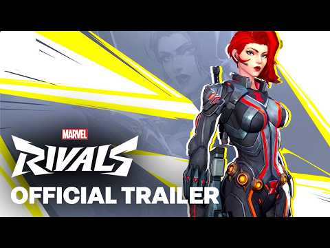 Marvel Rivals - Black Widow Character Gameplay Reveal Trailer | "Super-Spy Sniper"