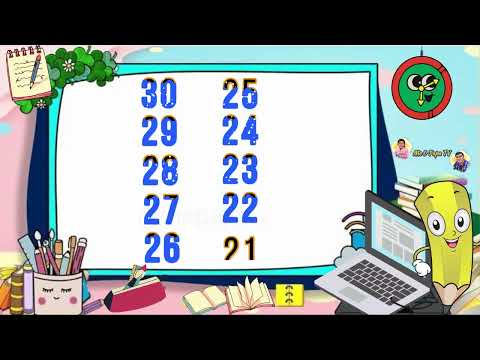 Counting Backwards from 30 to 1: A Great Way to Build Math Skills 👶Kindergarten number counting