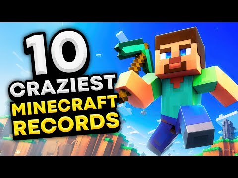 10 Minecraft RECORDS That Will BLOW Your Mind! 💎