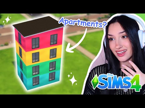 Every Apartment is a different COLOR in The Sims 4