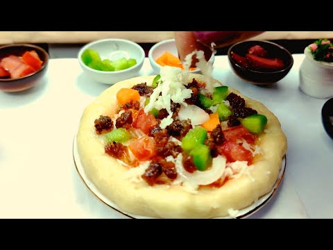 How to Make Pizza at Home Without Oven । Miniature Pizza।#howtomakepizza #homemadepizzarecipe