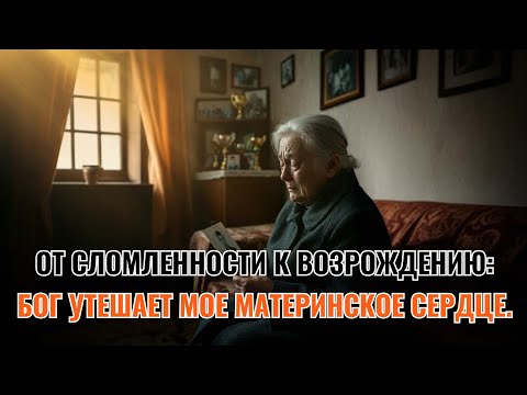 От Сломленности к Возрождению: Бог утешает мое материнское сердце.