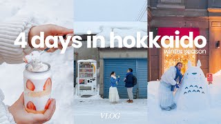 4-day hokkaido winter itinerary (+shopping haul) | scenic train trip, thrifting, snow festival