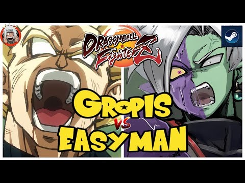 DBFZ Easyman vs Gropis (VegetaSSJ, GokuSSJ, Gohan) vs (Zamasu, Baby2, Frieza)