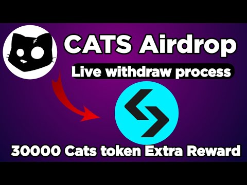 Cats Airdrop Live withdraw process In Bitget exchange | 30k extra Cats token trick 😲 | cats Airdrop