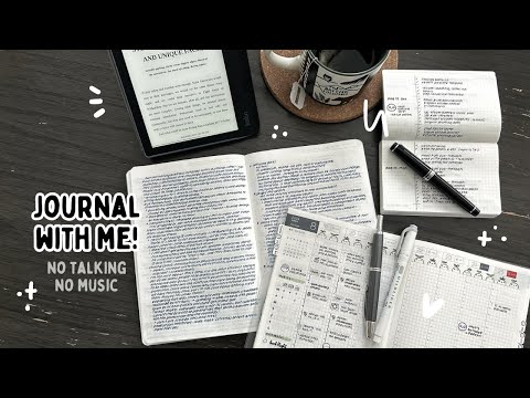 Quiet Journaling Session No.3 | No Talking & No Music