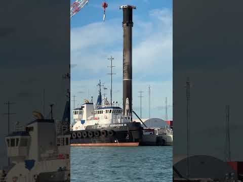 SpaceX Falcon 9 after a lift to the Space Station #nasa #spacex #dragon #iss #space #rocket #stage1