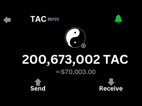 TaiChi (TAC) Airdrop - How To Withdraw TaiChi Token To Trust Wallet | TaiChi Price