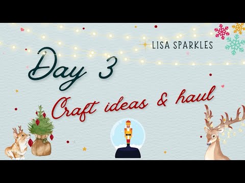 Vlogmas 2022 Day 3 | Craft Haul and Crafting Plans