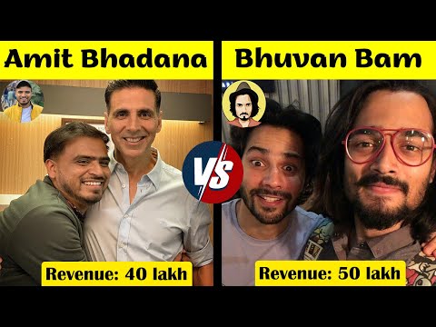 Amit Bhadana VS BB ki Vines Comparison in Hindi | #shorts #Short