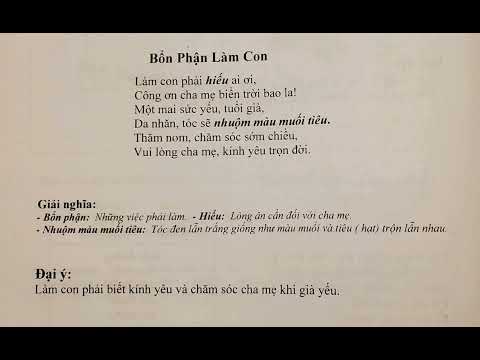 BIN&BIN | Bổn phận làm con