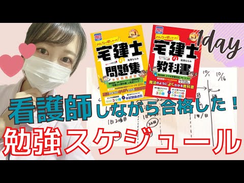 【宅建士】独学で合格した1日の勉強スケジュール