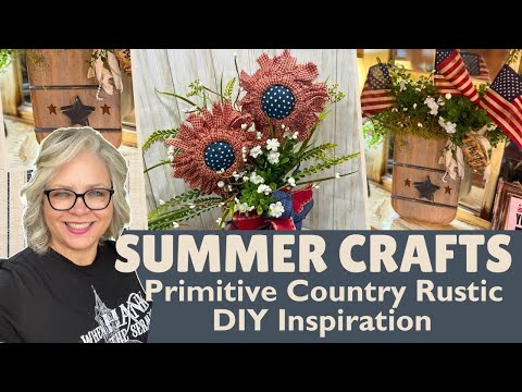 🌿🇺🇸☀️Get Inspired With These DIY Summer Home Crafts You Can Try Yourself! 🌿🇺🇸☀️