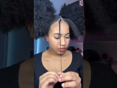 Two Puff Hairstyle #naturalhair #hairstyles #hair