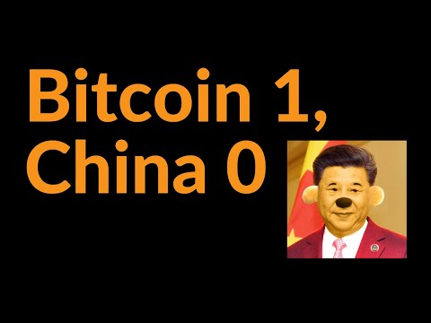 Bitcoin 1, China 0