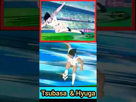 captain tsubasa - Tsubasa & Hyuga - Japan vs France #captaintsubasa #princefc7 #tsubasa