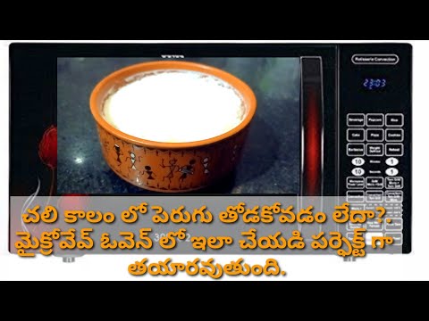 how to make curd in microwave oven