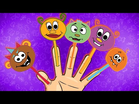 Halloween Lollipop Finger Family Song For Kids - Funny Nursery Rhymes Kids Songs