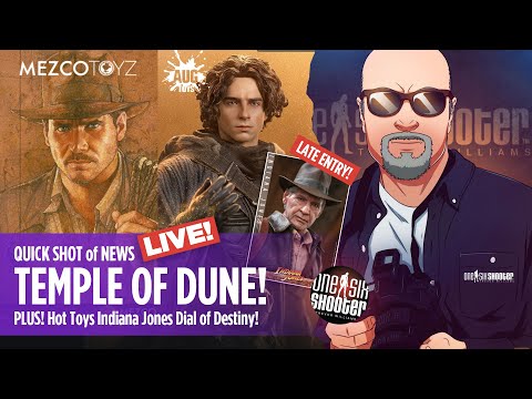 Mezco & Hot Toys drop Indiana Jones figs! Aug Toys Paul Atreides. Hasbro Indy stream reviewed