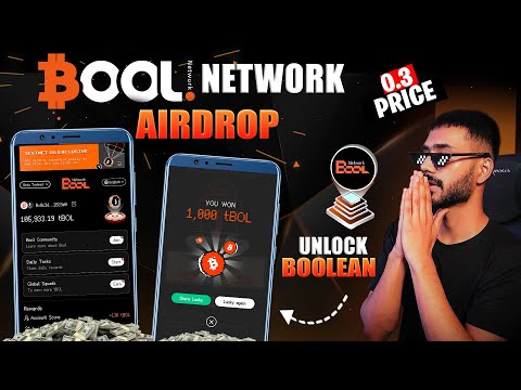 BOOL NETWORK AIRDROP || BOOLEAN  BADGE UNLOCK || $BOL Token Price || Listing Date Bool Airdrop