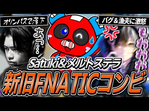 新旧FNATICのSatuki＆メルトステラとCHEEKYのランクが面白過ぎる【APEX】