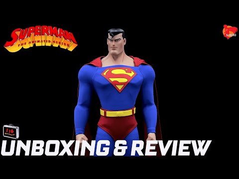 Superman Animated Series S HERO 1/6 Scale Figure Unboxing & Review