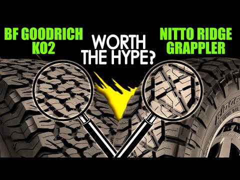 Nitto Ridge Grappler vs BF Goodrich KO2 All-Terrain T/A