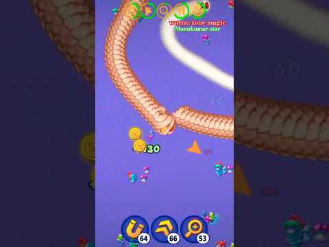 worms zone magic #wormsgaming#001#wormszone#snake#gaming