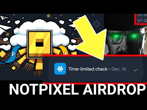 NOTPIXEL Time Limited Check ✅ NOTPIXEL New Update Today Airdrop Check