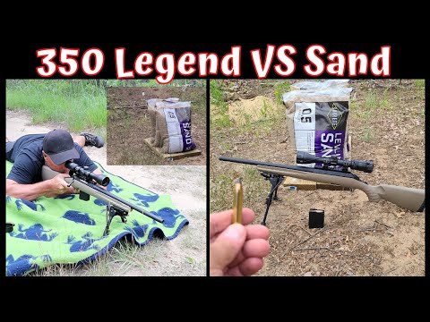 Ruger American Ranch Rifle 350 Legend "Extreme Point" VS Leveling Sand - TheFirearmGuy