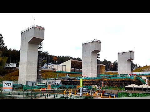 【リニア中央新幹線・岐阜県駅（仮称）工事現場　JR美乃坂本駅周り】　岐阜県中津川市　2024年12月7日（土）　Gifu-Japan