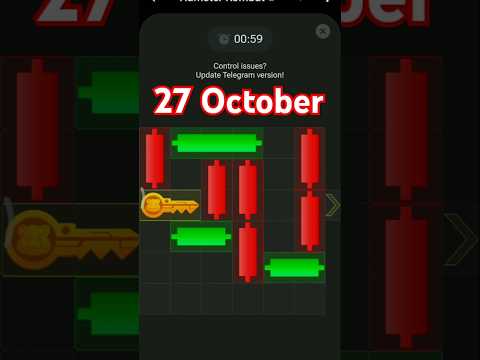 Hamster Kombat Mini Game Puzzle 27 October Today