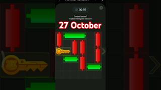 Hamster Kombat Mini Game Puzzle 27 October Today