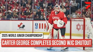 Canada's Carter George Speaks After Shutout Streak Improves To 120 Minutes At The World Juniors