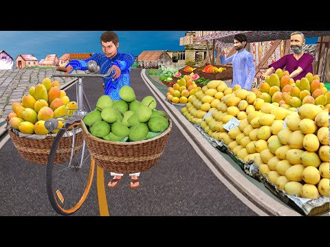 Greedy Mango Wala Selling Mangoes Hindi Kahani Moral Stories Lalchi Aam Wala New Funny Comedy Video