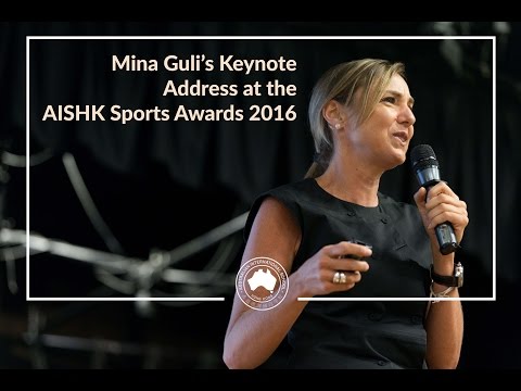 Mina Guli's Keynote Address at the AISHK Sports Awards