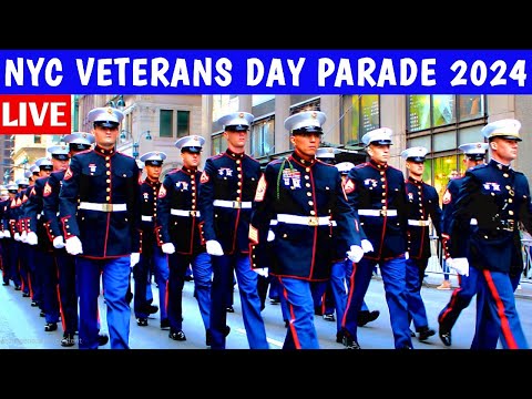 🇺🇸 NYC Veterans Day Parade 2024 🗽 LIVE New York City Veterans Day Parade 2024