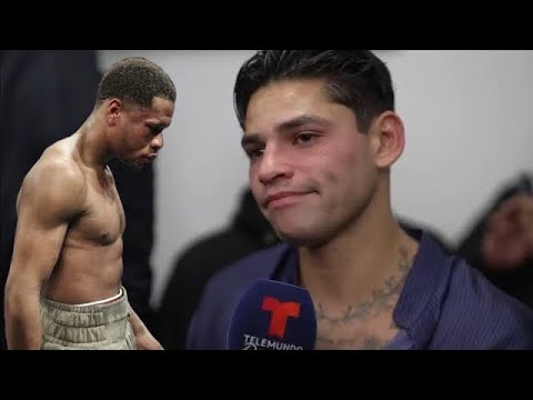 Ryan Garcia Reacts to Devin Haney “FILING A LAWSUIT” against him for STEROIDS usage.