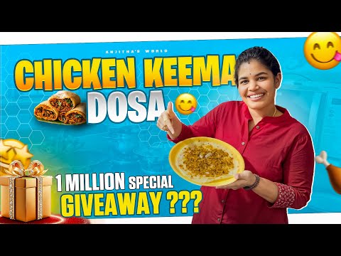 Chicken keema dosa recipe // new Sarees giveaway // simple keema dosa// #vlogs #vlog #viralvideo ￼￼