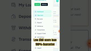 Low Cibil score loan app #instantloan #instantloanapp #lowcibilscorepersonalloan #lowcibilloanapps