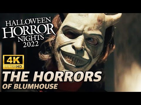 The Horrors of Blumhouse at Halloween Horror Nights 2022 - 4k Walkthrough