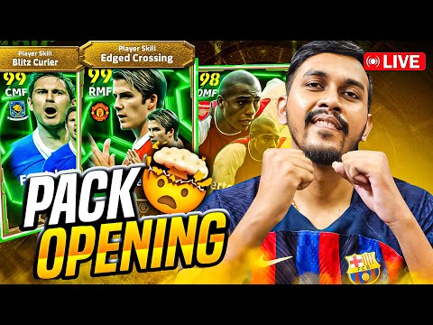 eFootball 25 Mobile Epic English League Midfielders Pack Opening | LIVE