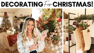 DECORATE WITH ME FOR CHRISTMAS! || HOLIDAY DECORATING TIPS AND IDEAS || HOLIDAY DECOR