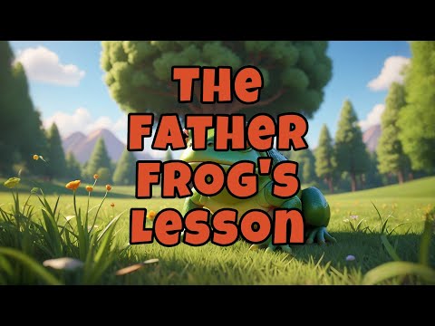 The Father Frog's Lesson | Aesop's Fables | 伊索寓言 | 青蛙爸爸的教訓 | イソップ寓話 | カエル親父の教訓