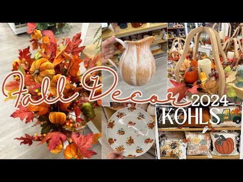 NEW! FALL🍂DECOR 2024 AT KOHLS! FALL DECORATIONS 2024, DECORATING IDEAS #falldecor #kohls #fall2024