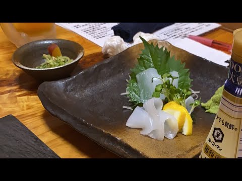 屋久島の居酒屋で釣り飲み！ライブ