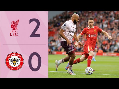 Diaz + Salah on target as Bees fall to defeat | Liverpool 2-0 Brentford | Premier League Highlights